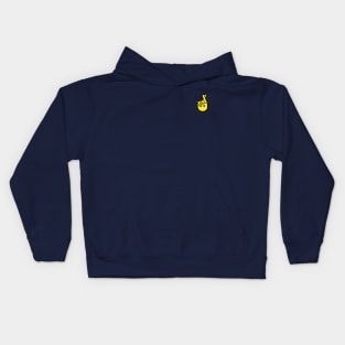 Peace-Sign Emoji Kids Hoodie